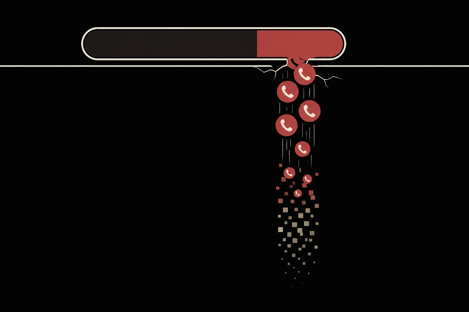 Missed calls leaking from a revenue meter